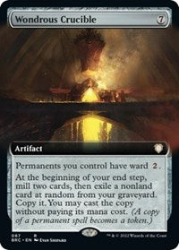 Wondrous Crucible (Extended Art) (67) [Commander: The Brothers' War]