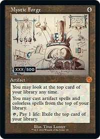 Mystic Forge (Schematic) (Serial Numbered) (99) [The Brothers' War: Retro Frame Artifacts]