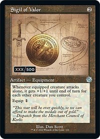 Sigil of Valor (Schematic) (Serial Numbered) (116) [The Brothers' War: Retro Frame Artifacts]