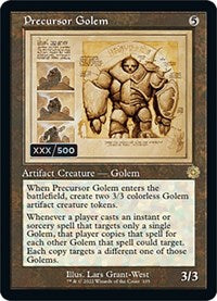 Precursor Golem (Schematic) (Serial Numbered) (105) [The Brothers' War: Retro Frame Artifacts]