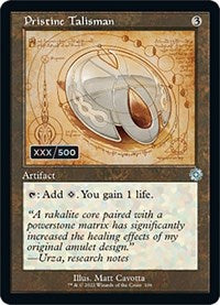 Pristine Talisman (Schematic) (Serial Numbered) (106) [The Brothers' War: Retro Frame Artifacts]