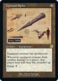 Quietus Spike (Schematic) (Serial Numbered) (109) [The Brothers' War: Retro Frame Artifacts]