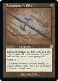 Runechanter's Pike (Schematic) (111) [The Brothers' War: Retro Frame Artifacts]