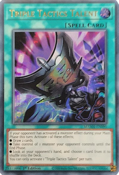Triple Tactics Talent (Ultra Pharaoh's Rare) (MAMA-EN090) [Magnificent Mavens]