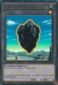 G Golem Token (MAMA-EN103) [Magnificent Mavens]