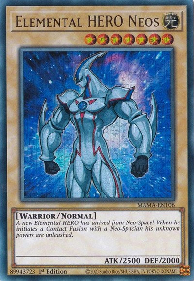Elemental HERO Neos (Ultra Pharaoh's Rare) (MAMA-EN106) [Magnificent Mavens]