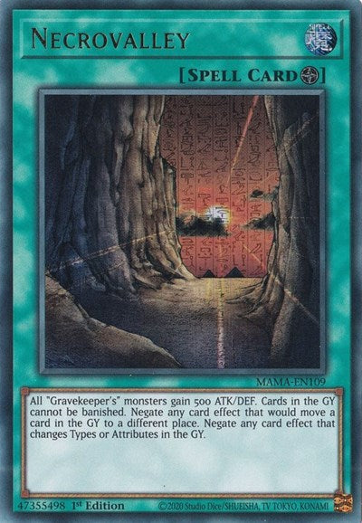 Necrovalley (Ultra Pharaoh's Rare) (MAMA-EN109) [Magnificent Mavens]
