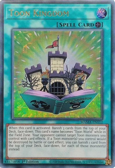 Toon Kingdom (Ultra Pharaoh's Rare) (MAMA-EN112) [Magnificent Mavens]