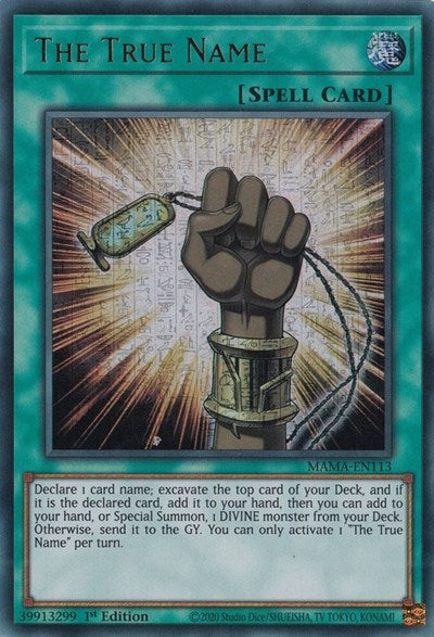 The True Name (Ultra Pharaoh's Rare) (MAMA-EN113) [Magnificent Mavens]