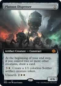 Platoon Dispenser (Extended Art) (310) [The Brothers' War]