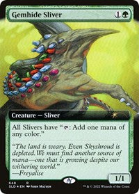 Gemhide Sliver (Extended Art) (648) [Secret Lair Drop Series]