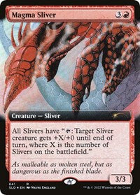 Magma Sliver (Extended Art) (641) [Secret Lair Drop Series]