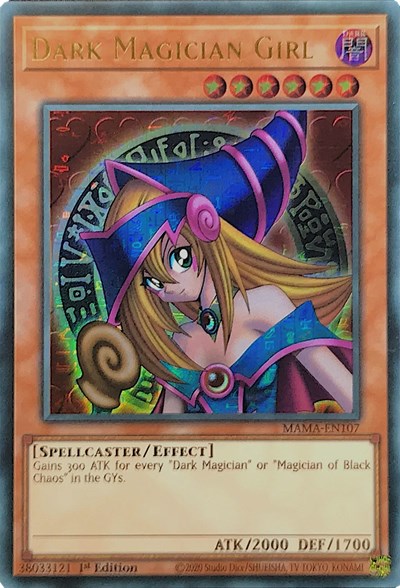 Dark Magician Girl (Ultra Pharaoh's Rare) (MAMA-EN107) [Magnificent Mavens]