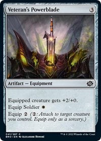Veteran's Powerblade (41) [The Brothers' War]