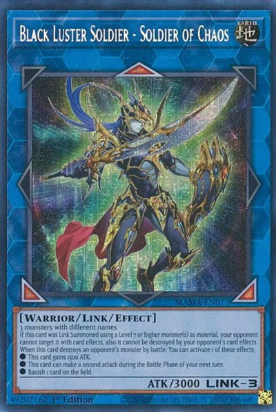 Black Luster Soldier - Soldier of Chaos (Secret Pharaoh's Rare) (MAMA-EN073) [Magnificent Mavens]