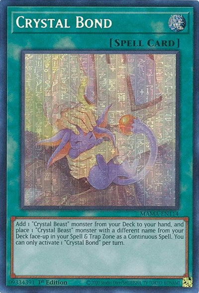 Crystal Bond (Secret Pharaoh's Rare) (MAMA-EN114) [Magnificent Mavens]