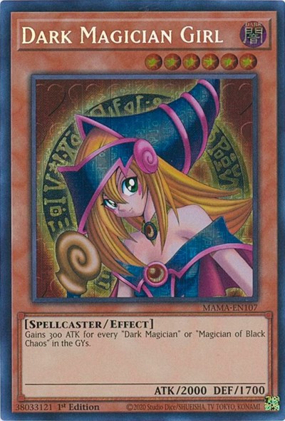 Dark Magician Girl (Secret Pharaoh's Rare) (MAMA-EN107) [Magnificent Mavens]