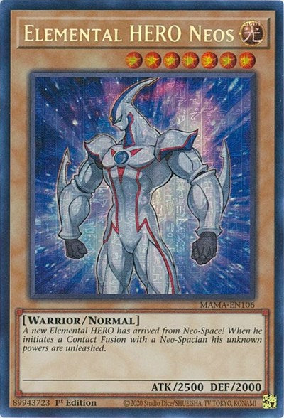 Elemental HERO Neos (Secret Pharaoh's Rare) (MAMA-EN106) [Magnificent Mavens]