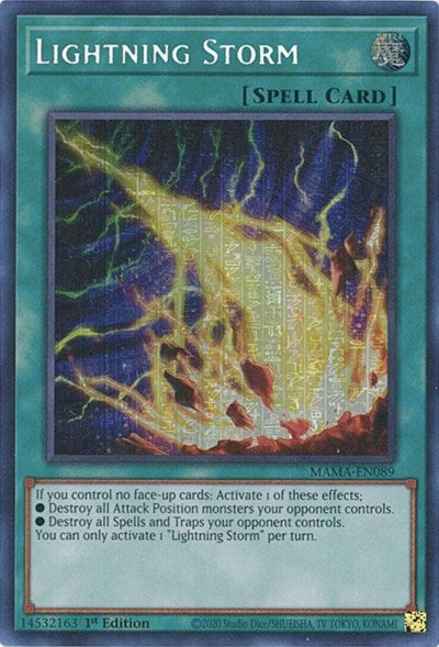 Lightning Storm (Secret Pharaoh's Rare) (MAMA-EN089) [Magnificent Mavens]