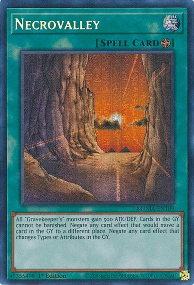Necrovalley (Secret Pharaoh's Rare) (MAMA-EN109) [Magnificent Mavens]