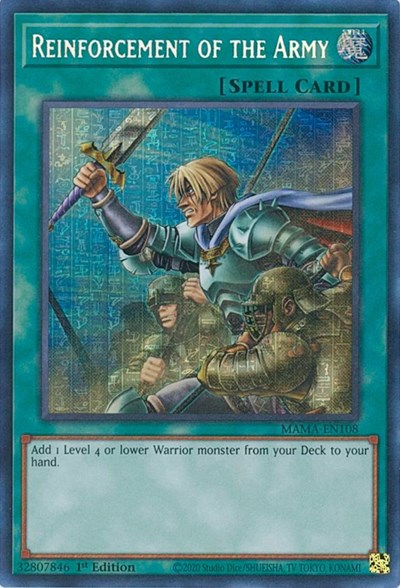 Reinforcement of the Army (Secret Pharaoh's Rare) (MAMA-EN108) [Magnificent Mavens]