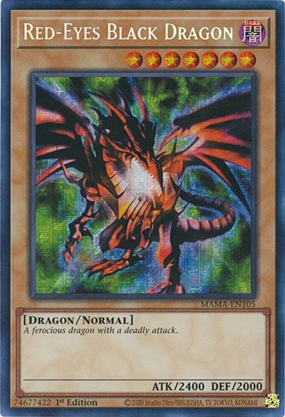 Red-Eyes Black Dragon (Secret Pharaoh's Rare) (MAMA-EN105) [Magnificent Mavens]