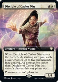 Disciple of Caelus Nin (Extended Art) (41) [Commander: The Brothers' War]