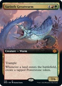 Sarinth Greatwurm (Extended Art) (358) [The Brothers' War]