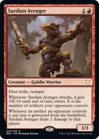 Sardian Avenger (23) [Commander: The Brothers' War]