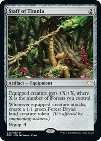 Staff of Titania (27) [Commander: The Brothers' War]