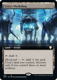 Urza's Workshop (Extended Art) (51) [Commander: The Brothers' War]