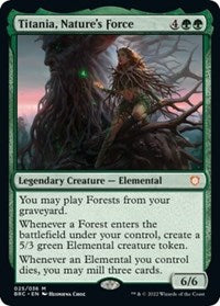 Titania, Nature's Force (25) [Commander: The Brothers' War]