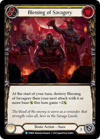 Blessing of Savagery (Yellow) (DYN014) [Dynasty]