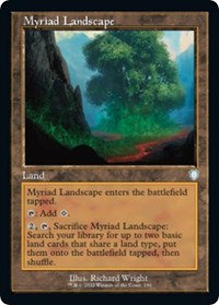Myriad Landscape (Retro Frame) (190) [Commander: The Brothers' War]