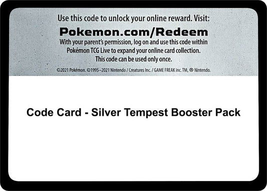 Code Card - Silver Tempest Booster Pack [SWSH12: Silver Tempest]