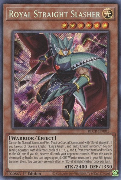 Royal Straight Slasher (BLCR-EN001) [Battles of Legend: Crystal Revenge]
