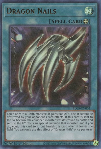 Dragon Nails (BLCR-EN003) [Battles of Legend: Crystal Revenge]