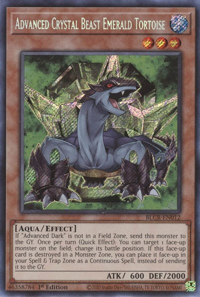 Advanced Crystal Beast Emerald Tortoise (BLCR-EN012) [Battles of Legend: Crystal Revenge]