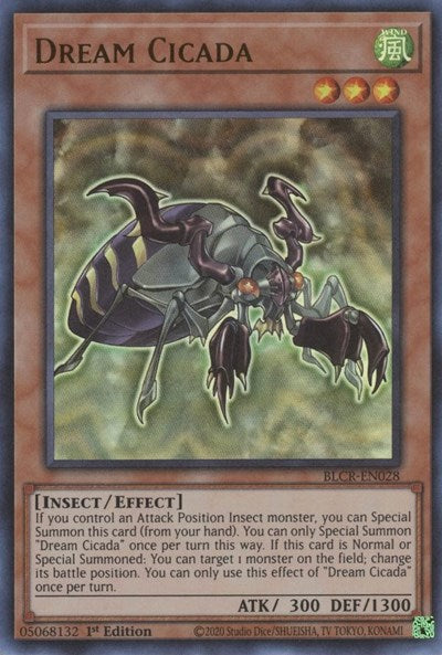 Dream Cicada (BLCR-EN028) [Battles of Legend: Crystal Revenge]