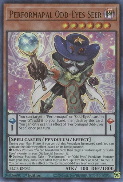 Performapal Odd-Eyes Seer (BLCR-EN031) [Battles of Legend: Crystal Revenge]