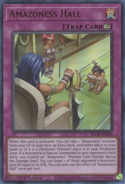 Amazoness Hall (BLCR-EN038) [Battles of Legend: Crystal Revenge]