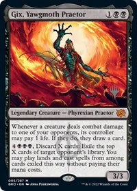 Gix, Yawgmoth Praetor (95) [Promo Pack: The Brothers' War]