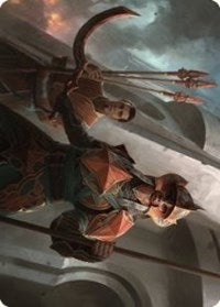 Siege Veteran Art Card (3) [Art Series: The Brothers' War]