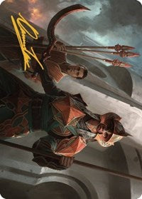 Siege Veteran Art Card (Gold-Stamped Signature) (3) [Art Series: The Brothers' War]