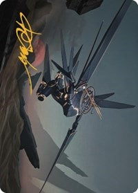 Steel Seraph Art Card (Gold-Stamped Signature) (6) [Art Series: The Brothers' War]
