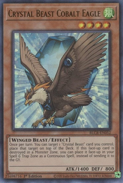 Crystal Beast Cobalt Eagle (BLCR-EN052) [Battles of Legend: Crystal Revenge]