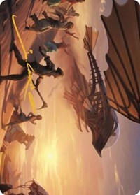 Take Flight Art Card (Gold-Stamped Signature) (12) [Art Series: The Brothers' War]
