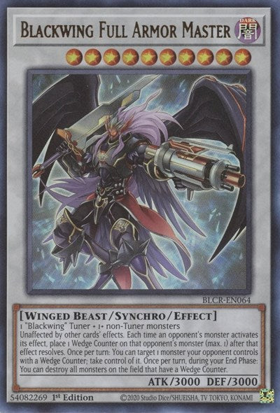 Blackwing Full Armor Master (BLCR-EN064) [Battles of Legend: Crystal Revenge]