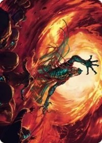 Gix, Yawgmoth Praetor Art Card (16) [Art Series: The Brothers' War]
