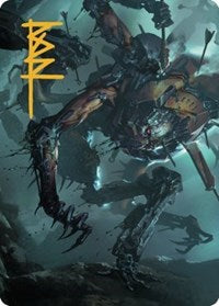 Scrapwork Rager Art Card (Gold-Stamped Signature) (18) [Art Series: The Brothers' War]